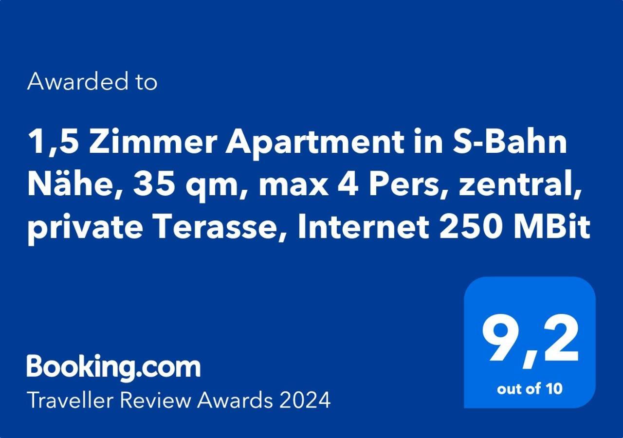 Gärtringen 1,5 Zimmer Apartment In S-Bahn Naehe, 35 Qm, Max 4 Pers, Zentral, Private Terasse, Internet 250 Mbit מראה חיצוני תמונה
